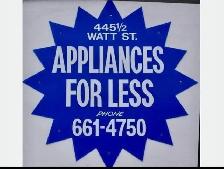 Immediate opportunity available for an appliance cleaner