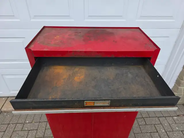Craftsman Sears 2 Drawers Intermediate Toolbox Tool Chrst Divide - Photo 5