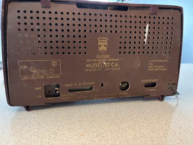 Radio Antiques Grundig-Fleetwood Modele 97 - Photo 2