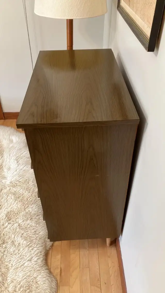 Mid century modern Dresser Commode 4 tiroirs. Teak teck lamp NOT - Photo 7