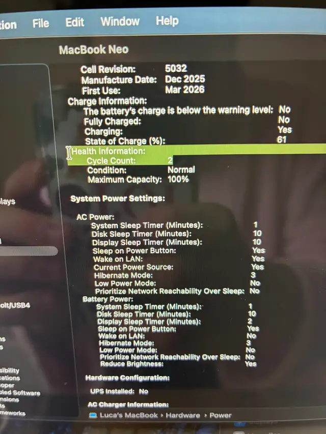 Macbook Neo Citrus 256GB Apple Care included - Photo 4