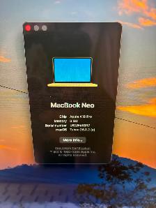 Macbook Neo Citrus 256GB Apple Care included - Photo 5