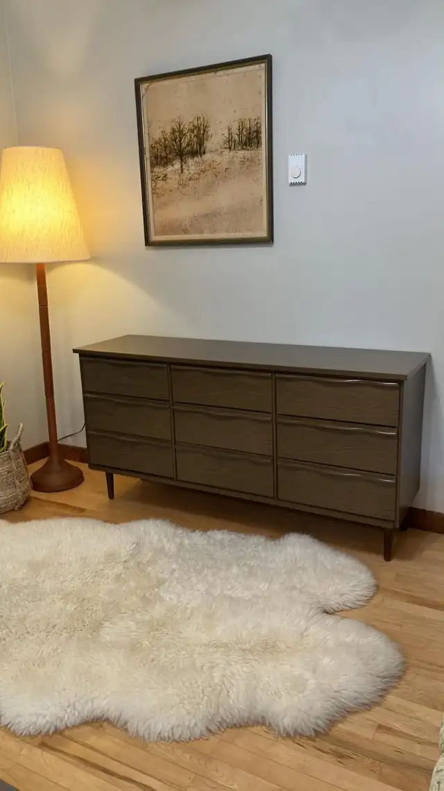 Mid century. Crédence, buffet, commode, bahut TV. Lampe teak tec - Photo 7