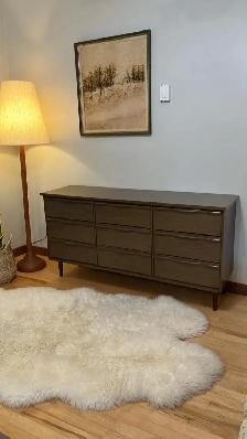 Mid century. Crédence, buffet, commode, bahut TV. Lampe teak tec - Photo 7