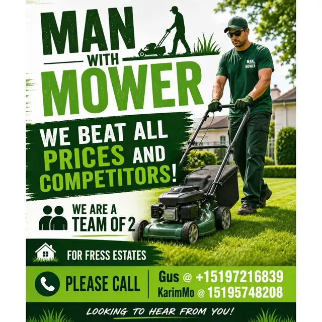 Man With Mower