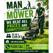 Man With Mower