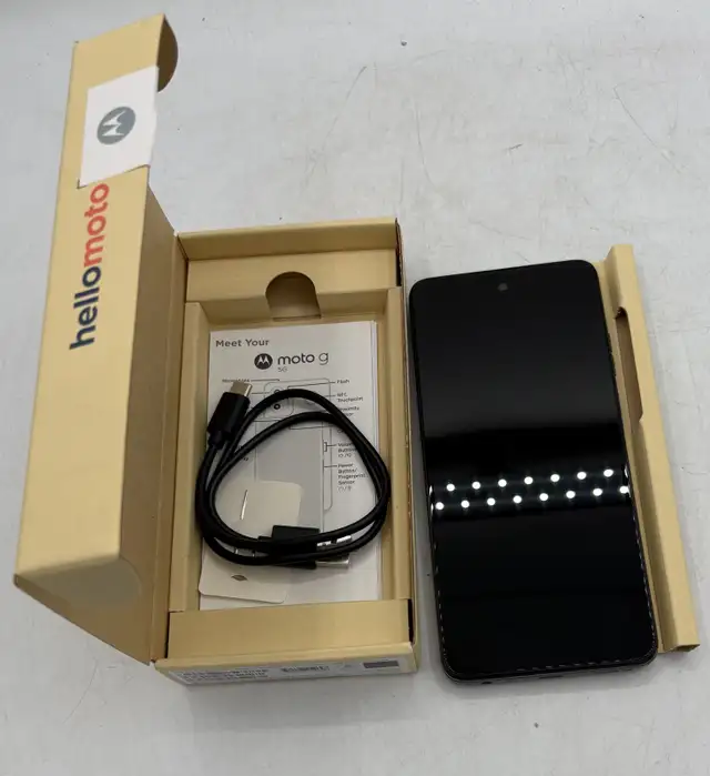 Motorola 5g 128gb Cellphone Like-New Complete in Box - Photo 3