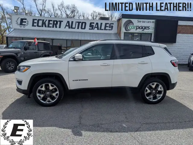 2020 Jeep Compass Limited WITH LEATHER!