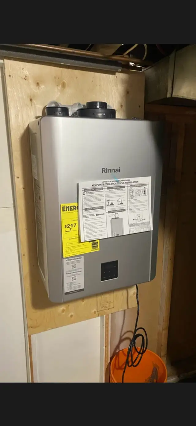 Tankless hot water repair and installation - Photo 3