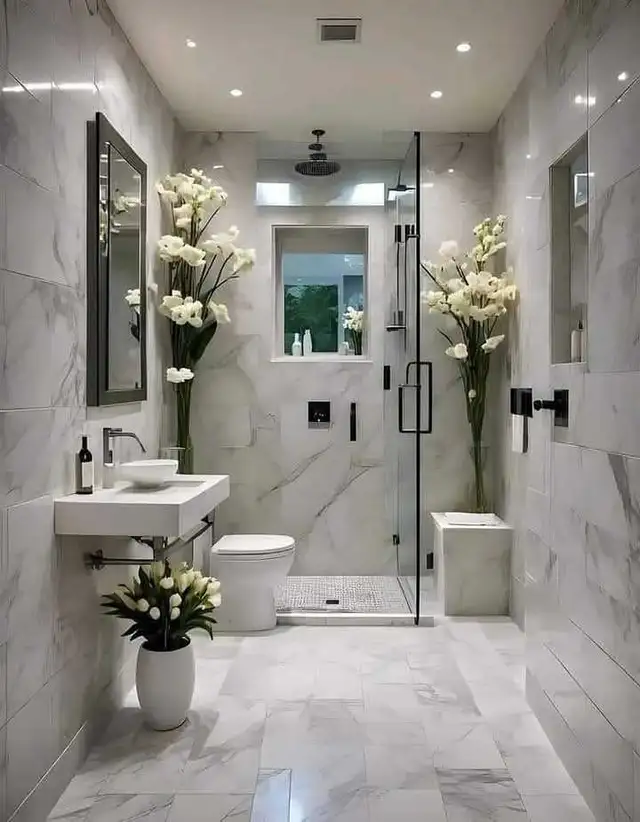 Bathroom Renovation with Glass enclosure. - Photo 3