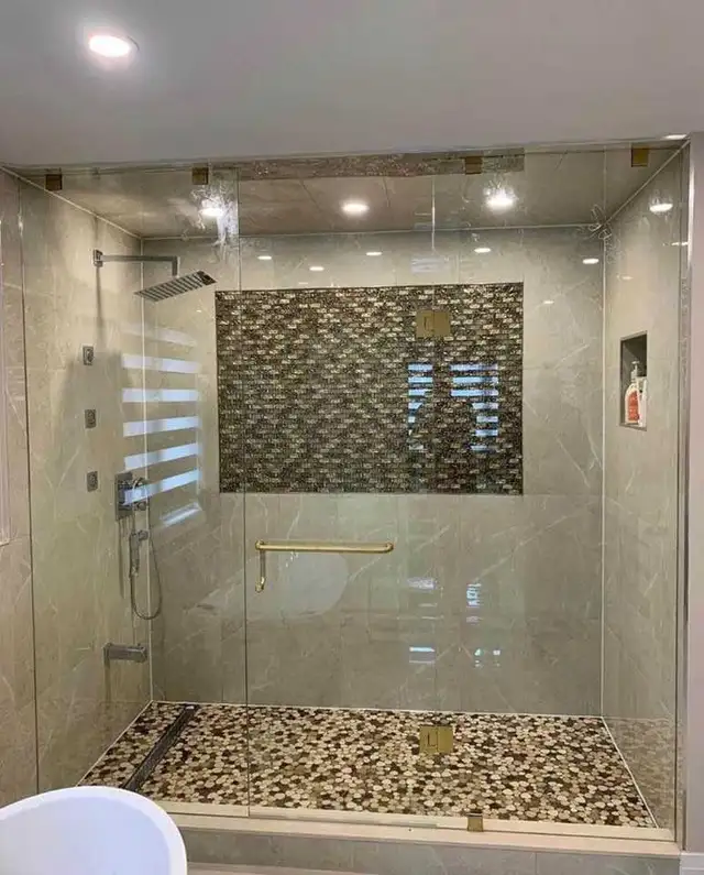 Bathroom Renovation with Glass enclosure. - Photo 5