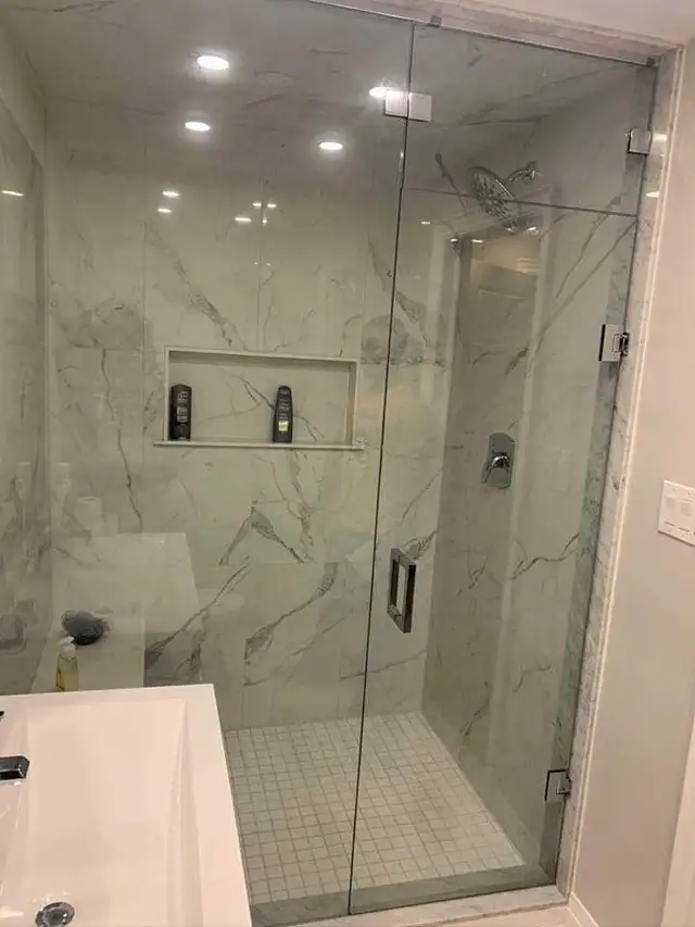 Bathroom Renovation with Glass enclosure. - Photo 8