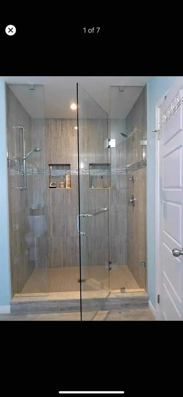 Bathroom Renovation with Glass enclosure. - Photo 9