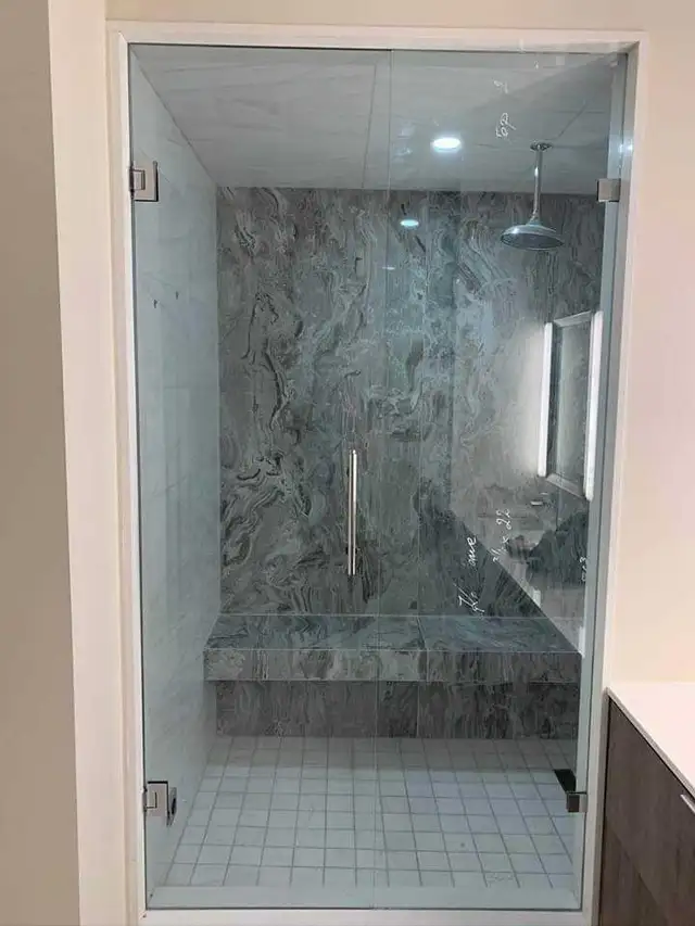 Bathroom Renovation with Glass enclosure. - Photo 10