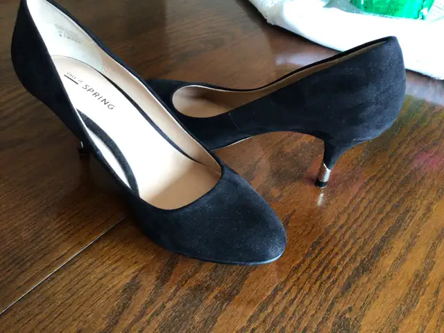 3" black heels