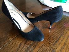 3" black heels