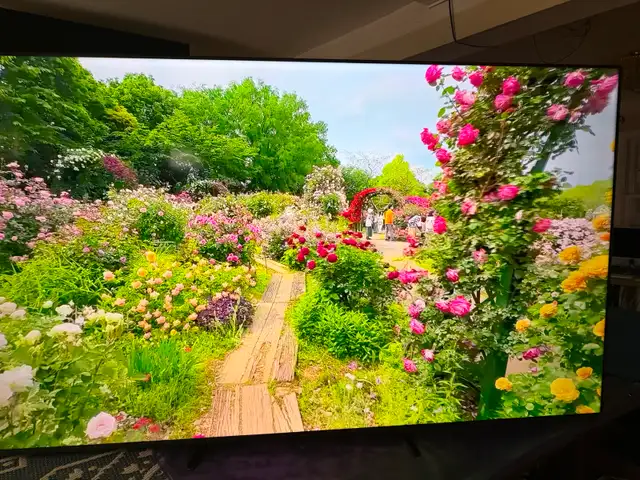 Samsung 75 inches QLED 4K smart 2025 like new - Photo 3