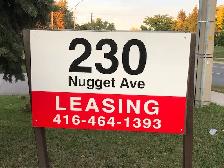 Bargain 1400 sf Industrial Unit Scarboro with Outside Storage