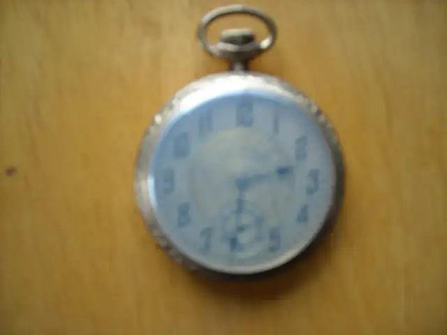 DUEBER HAMPDEN GOLD POCKET WATCH WORKS PERFECT