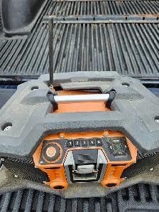 Rigid Jobsite Radio, iPod doc station, Like new, $ 40