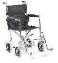 New Used- Drive Medical Steel Transport Chair, Fixed Full Arms.