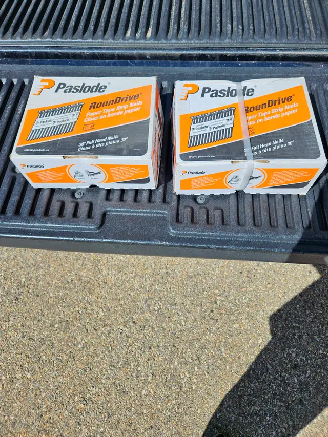2-Boxes Paslode, 2-3/8 inch ringshank nails, NEW, $ 60 for both