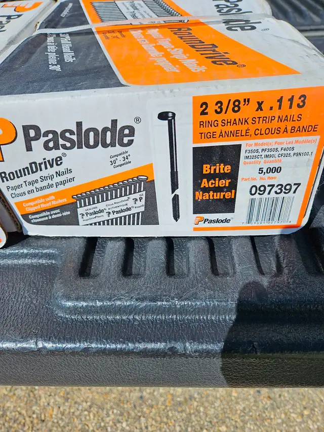 2-Boxes Paslode, 2-3/8 inch ringshank nails, NEW, $ 60 for both - Photo 3