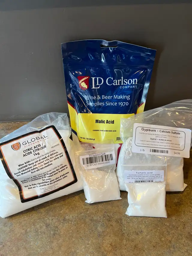 Cider/mead/beer/wine making supplies