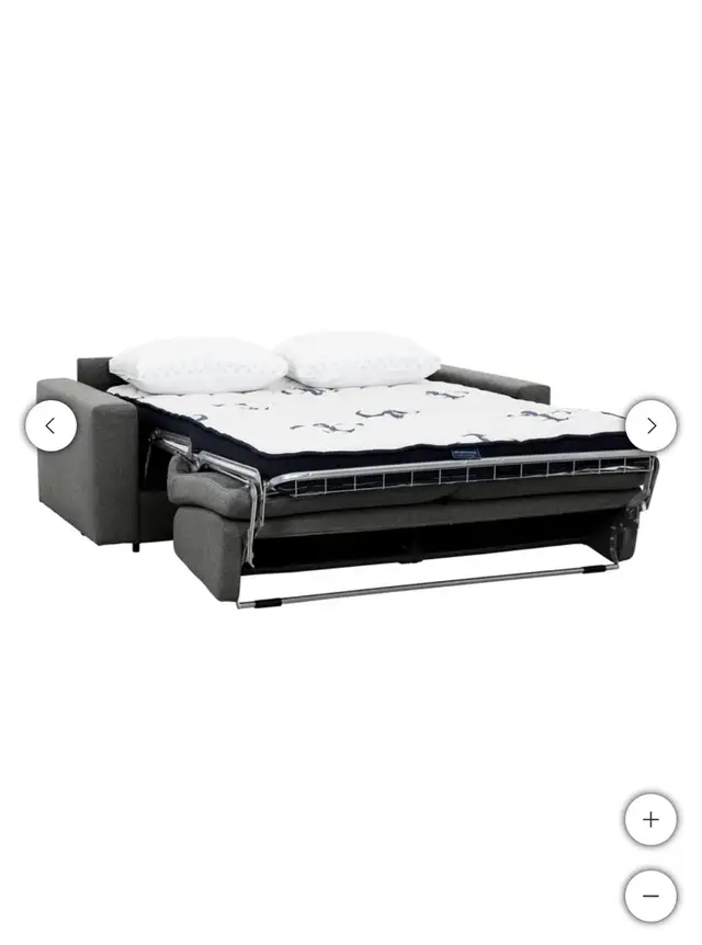 Stearns & Foster fabric sofa bed - Photo 7