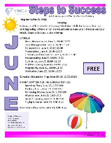 June Classes at Steps to Success