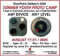 ViewPoint Gallery's 2026 Summer Youth Photo Camp
