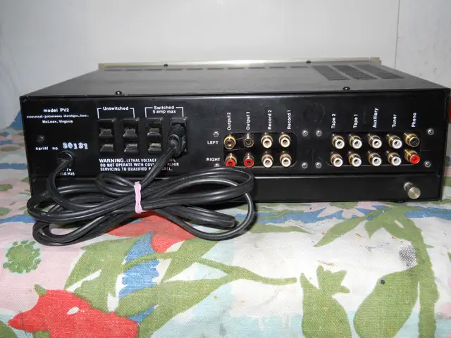 preamplificateur conrad johnsonpv2 - Photo 3