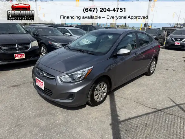 2015 Hyundai Accent  3 YEAR WARRANTY INCLUDED