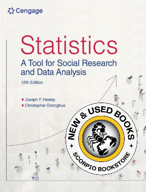 Statistics 12th Edition by Joseph F. Healey 9798214158549