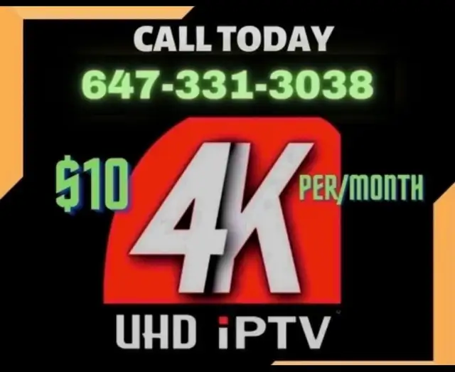 MOST STABLE TV - 4K CHANNELS: Call NOW!!647-331-3038 - Photo 6