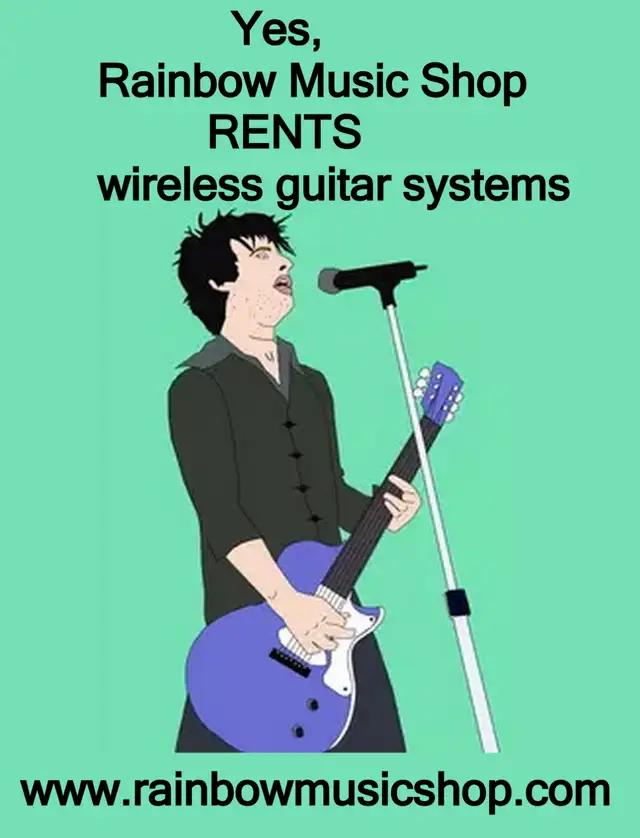 Rainbow Music Shop RENTS wireless systems too ! - Photo 2
