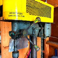 Floor model drill press