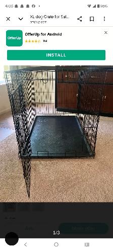 mint condition XL dog crate