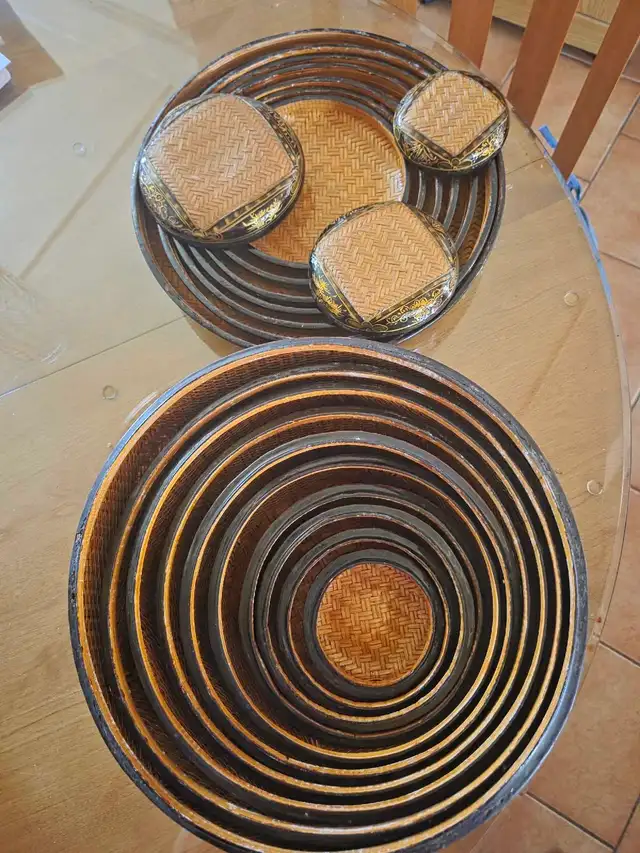 boite de rangement asiatique 10 pièces