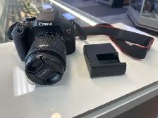 Canon T6I 24.2 MP DSLR with 18-55MM lens and charger