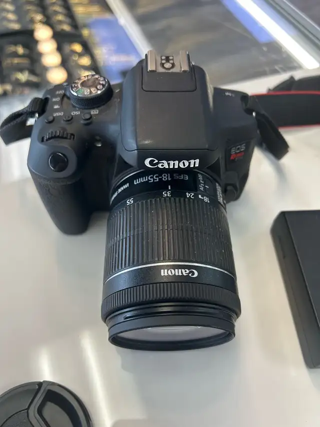 Canon T6I 24.2 MP DSLR with 18-55MM lens and charger - Photo 3