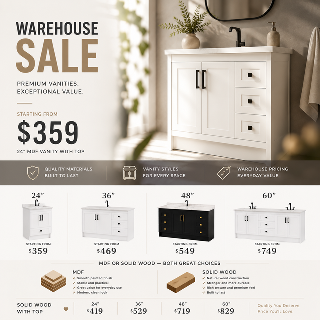 Bathroom Vanity Warehouse Sale - Photo 3