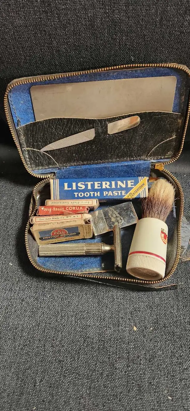 vintage razor set