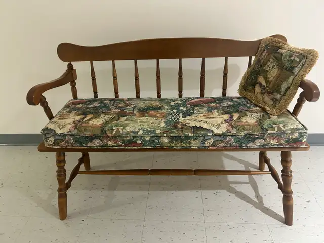 wood bench