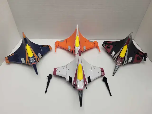 Tetra Squadron Jets Impossible Toys lot of 4