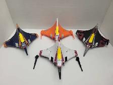 Tetra Squadron Jets Impossible Toys lot of 4
