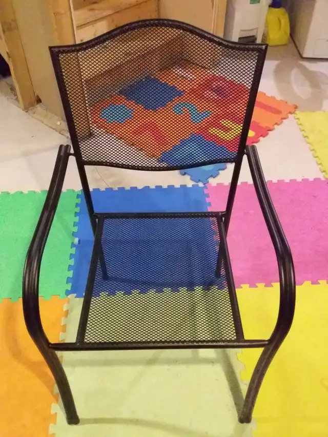 Metal Mesh Chair $40