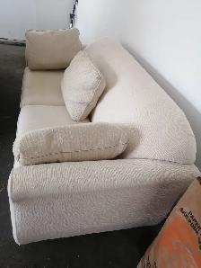 Pull out couch with three pillows