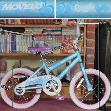 Vélo enfant fille 16' bmx Movelo Razzle SUPER PROPRE 100%