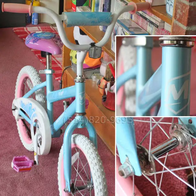 Vélo enfant fille 16' bmx Movelo Razzle SUPER PROPRE 100% - Photo 3